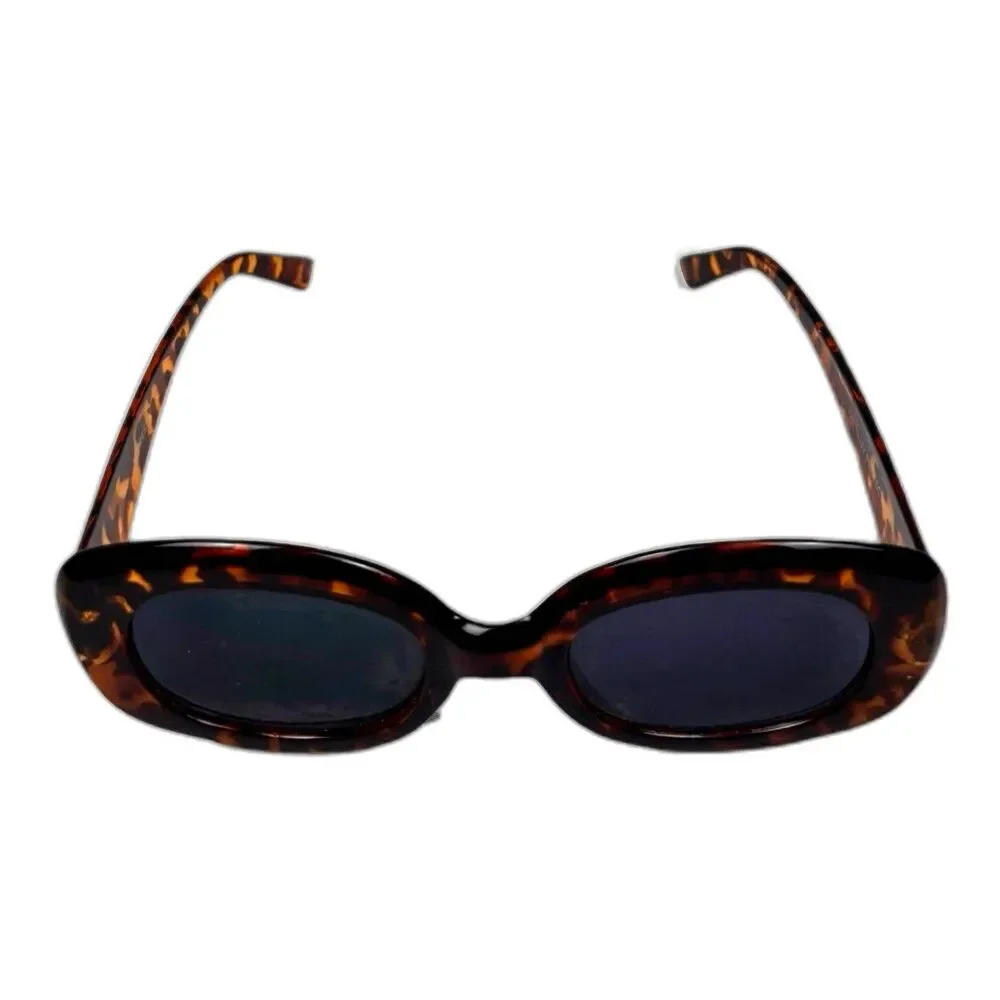 Y2K Women’s Sunglasses Square Rounded Edge Tortoise Express Limited
